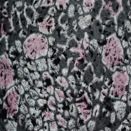 Tissu en laine bouclée avec motif Girafe | The fabric baron