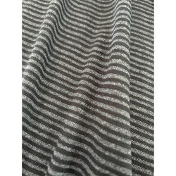 Cuffs Rib Stripes 3mm Grey-Black