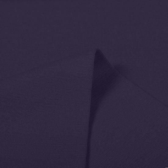 Tissu Bord-Côtes - Violet foncé