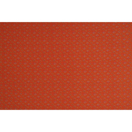 Children's Fabric (Jersey) - Flowers Oranje