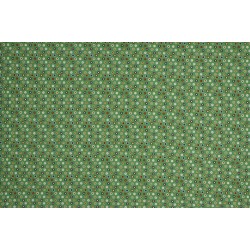 Children's Fabric (Jersey) - Star In Bulb Green