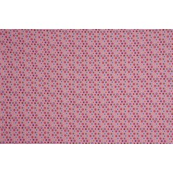 Children's Fabric (Jersey) - Star In Bulb Pink