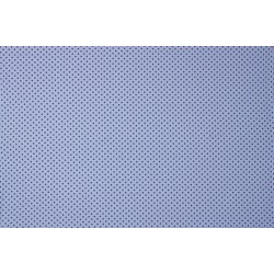 Jersey à pois 8mm - Bleu clair / gris