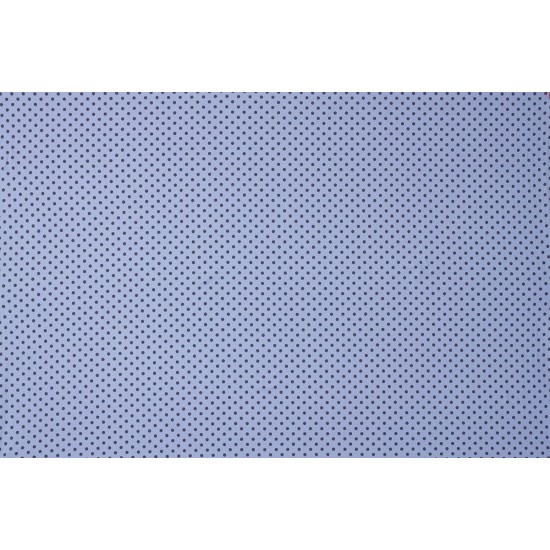 Jersey à pois 8mm - Bleu clair / gris