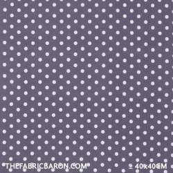 Jersey Dots 8mm - Grey White