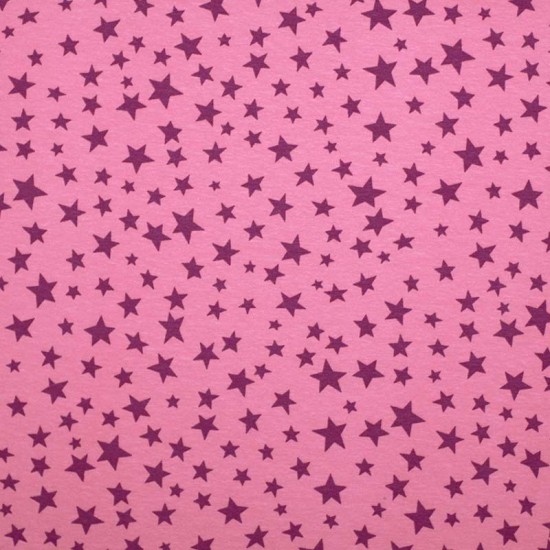 Jersey Sterne - Pink / Kardinal