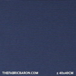 Jersey Stripes 3 mm  -  Marine / Blue