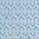 Children's Fabric (Jersey) - Kitty Light Blue