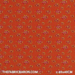 Tissu pour enfants (Jersey) - Fleurs Oranje