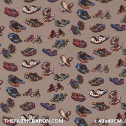 Children's Fabric (Jersey) - Shoes Beige