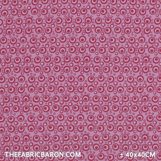 Children's Fabric (Jersey) - Drops Of Fuchsia