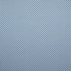 Jersey à pois 3mm - Gris / bleu clair