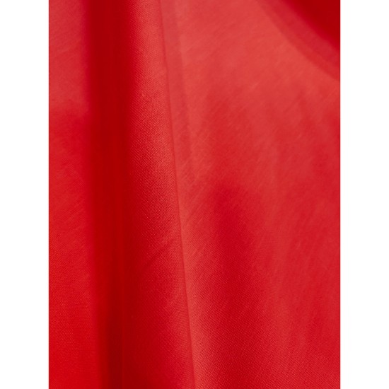 Linen Fabric - Red