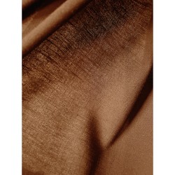 Linen Fabric - Light Dark Brown