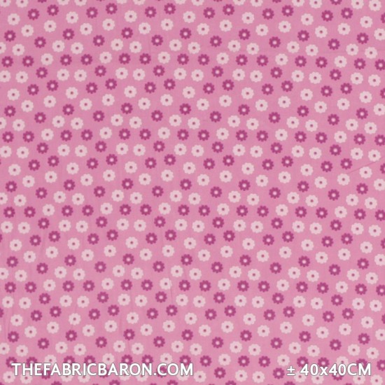 Baumwolle Bedruckt - Butterflower Pink