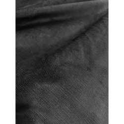 Baby Rib Fabric - Black