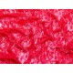 Lace Fabric - Flowers Red (Stretch)