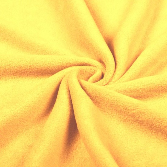Fleece dicke Qualität - Hartes Gelb