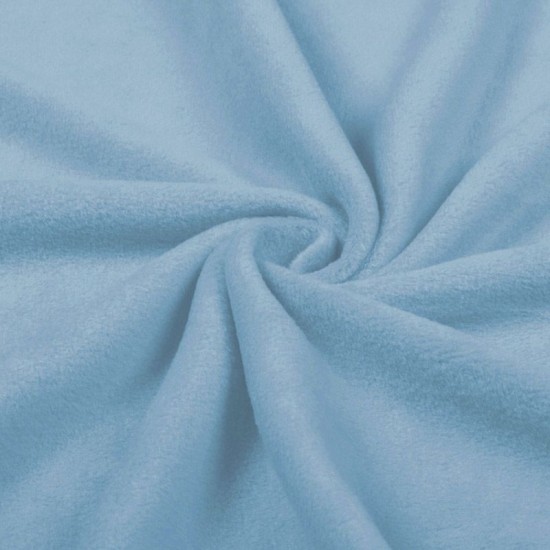 Fleece dicke Qualität - Baby Blau
