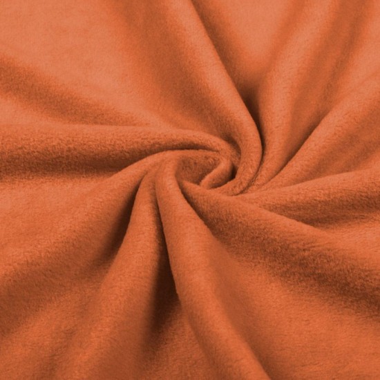 Fleece dicke Qualität - Brique Orange