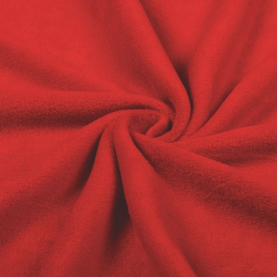 Tissu Polaire Qualité Premium - Rouge