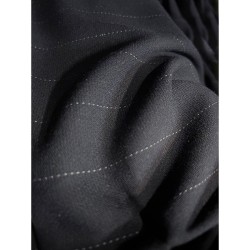 Stretch Fabric Pinstripe - Marine
