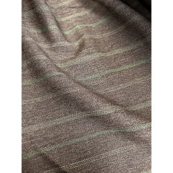Stretch Fabric Stripe Vison - Brown-Green