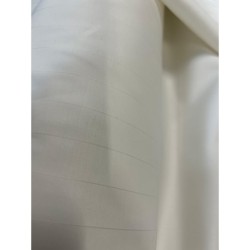 Stretch Fabric Stripe - White