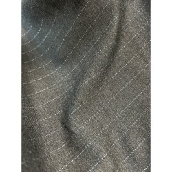 Stretch Fabric Pinstripe - Grey-Blue