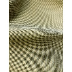 Bi-Stretch Checked Fabric - Yellow