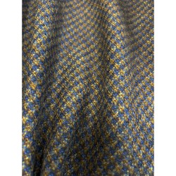 Tweed Fabric Harris Brown-Blue