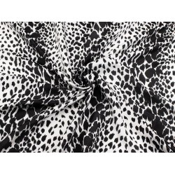 Silk Printed Tiger - Black/White