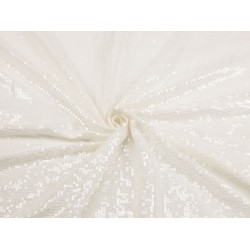 Silk Sequins - Cream White/Ecru