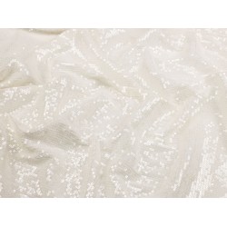Silk Sequins - Cream White/Ecru