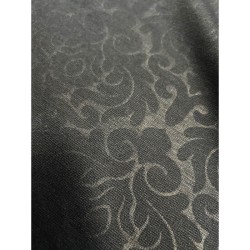 Jersey Fabric French Lily Black