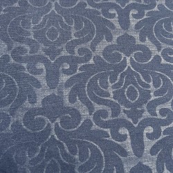 Jersey Fabric French Lily Marine