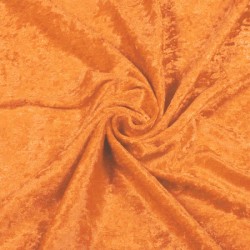 Panne De Velours - Fluor Orange