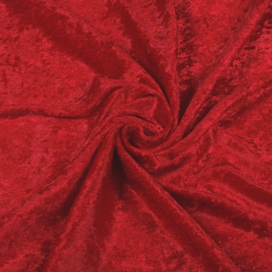 Panne Velvet - Red | The fabric baron