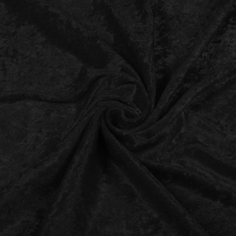 Panne Velvet - Black