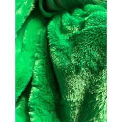 Fur Fabric Grass Green