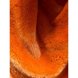 Fur Fabric Orange