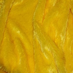 Fur Fabric Yellow
