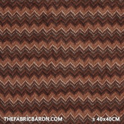 Jersey Printed Smooth - Mexican Missoni Brown (130 cm)