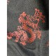 Jeans Dark Grey Red Dragon