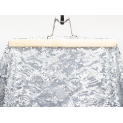 Sequins - Silver Waves (mat)