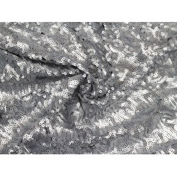 Sequins - Silver Waves (mat)
