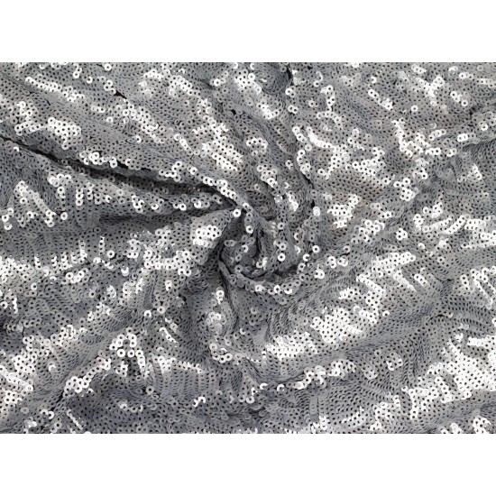 Sequins - Silver Waves (mat)