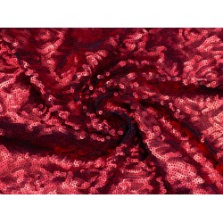 Sequins - Red Waves  (mat)