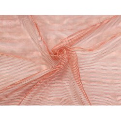Silk Transparent Stripe - Red