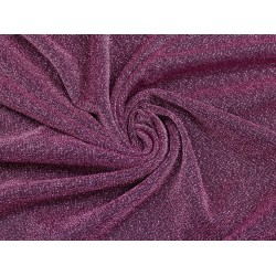 Glitter Jersey - Old Pink on Black